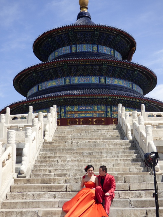 Wedding photos at the Temple of Heaven