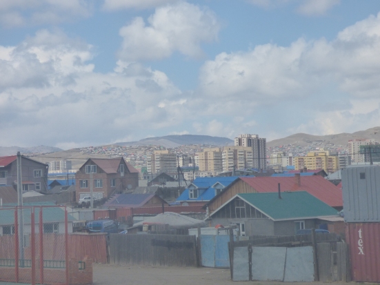 Coming into Ulaanbaatar